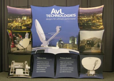 AVL Fabric Pop Up Display