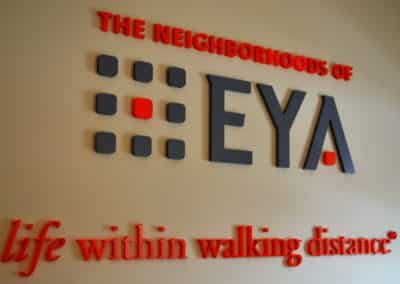 EYA logo sign