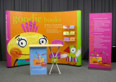 Goodie Books 10 Foot Display.