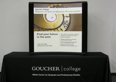 Goucher College Table Top Display