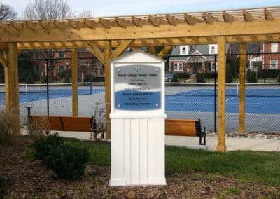 Hood College Athletic Display