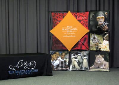 Maryland Zoo Fabric Pop Up Display