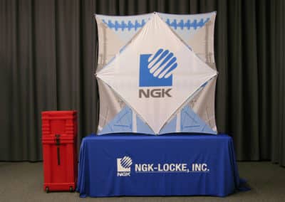 NGK Locke Fabric Pop Up Display