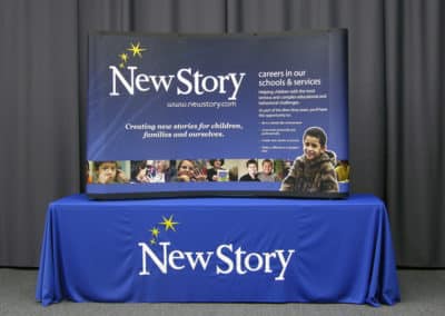 New Story Table Top Display