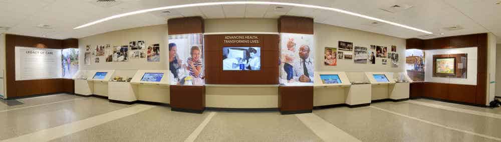 reading hospital display