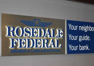 Rosedale Federal Savings Dimensional Logos