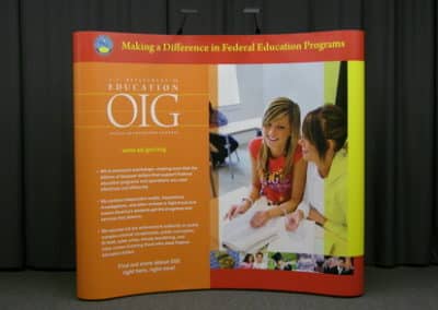 U.S. Department of Education Trade Show Display