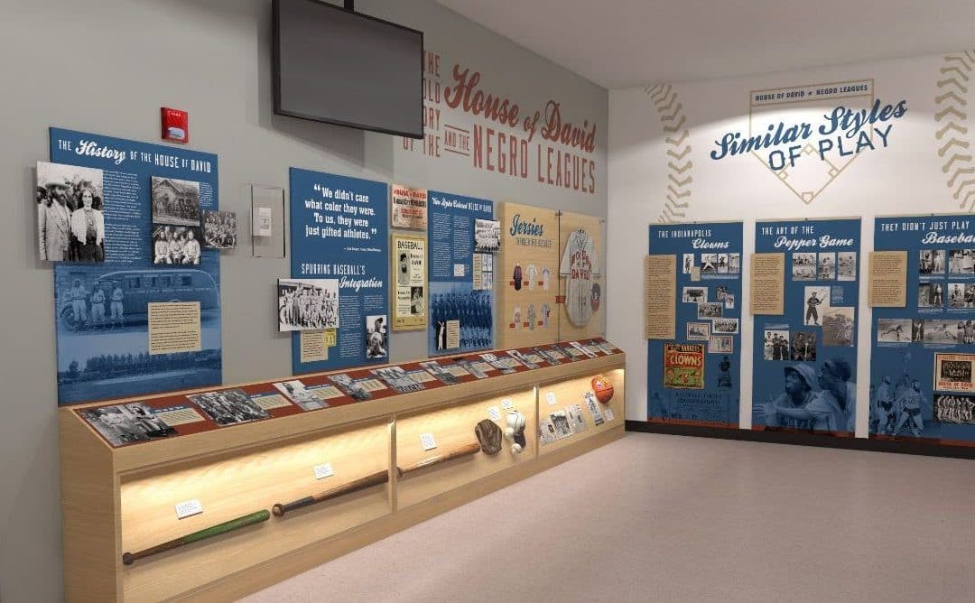 Negro League Baseball Museum exhibit