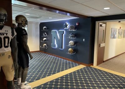 The Naval Academy Custom Display