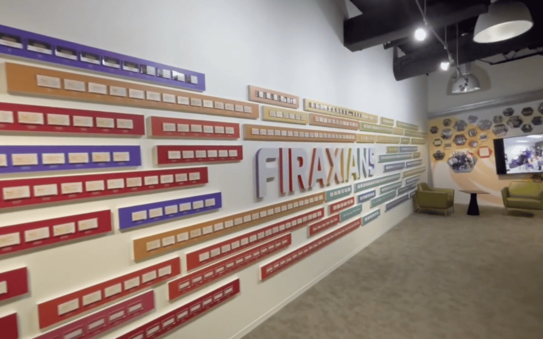 Firaxians business card display
