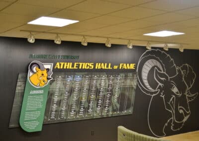delaware valley university hall of fame display