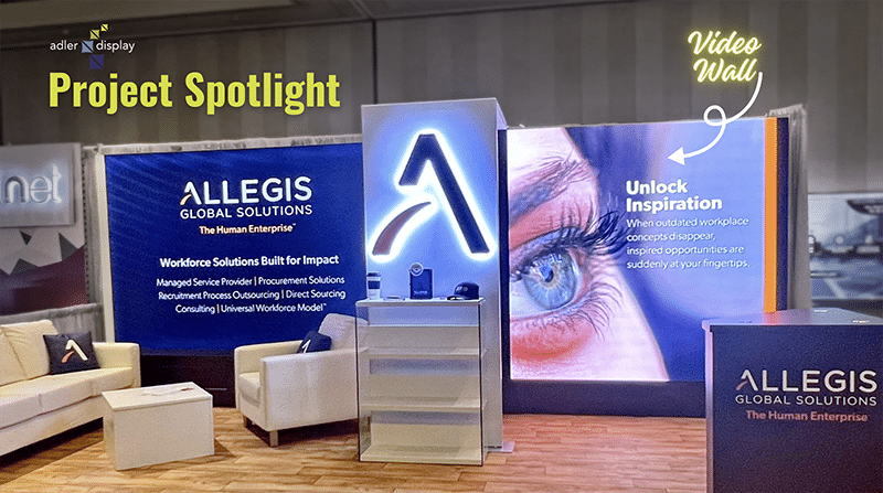 allegis global solutions trade show display cover image