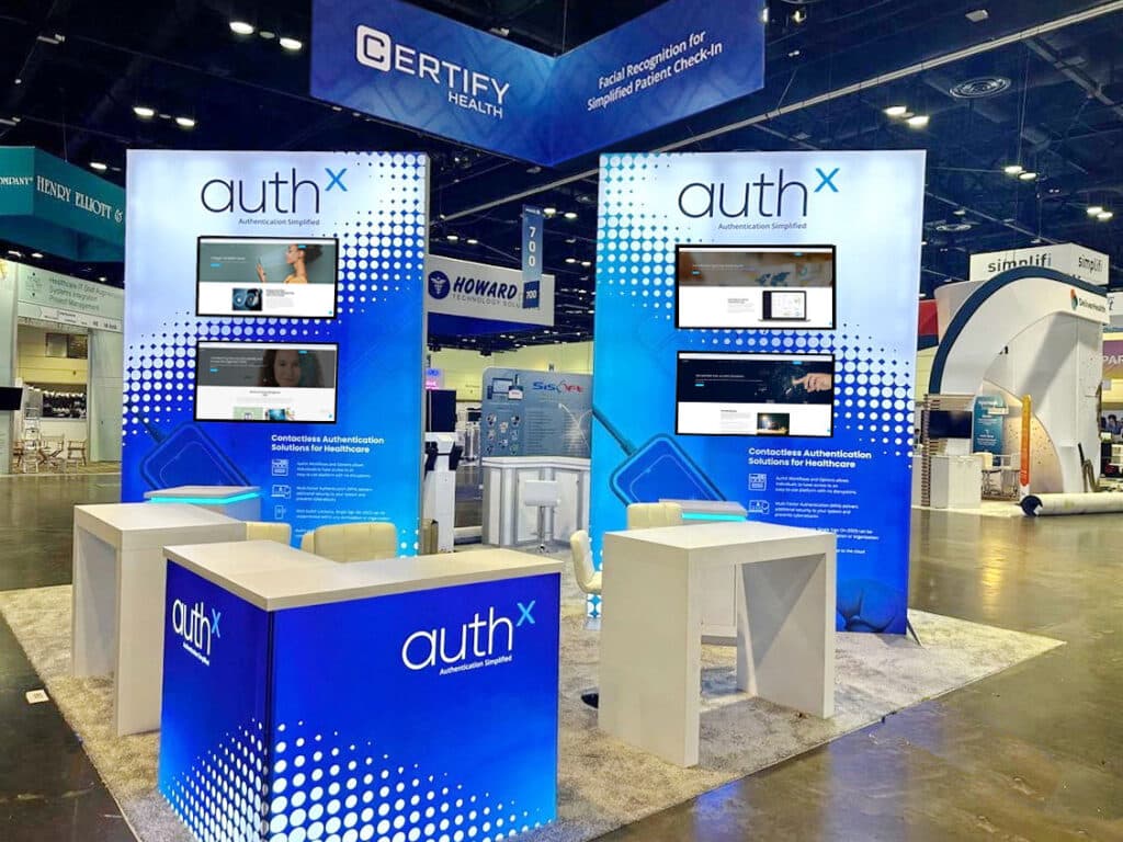 authx exhibit designs by Adler Display