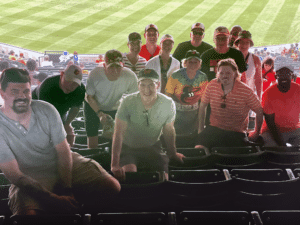 Adler Team at O's Game