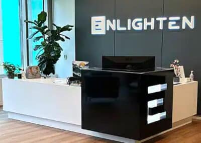 Enlighten corporate interior