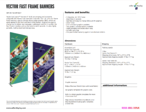 vector fast frame banners