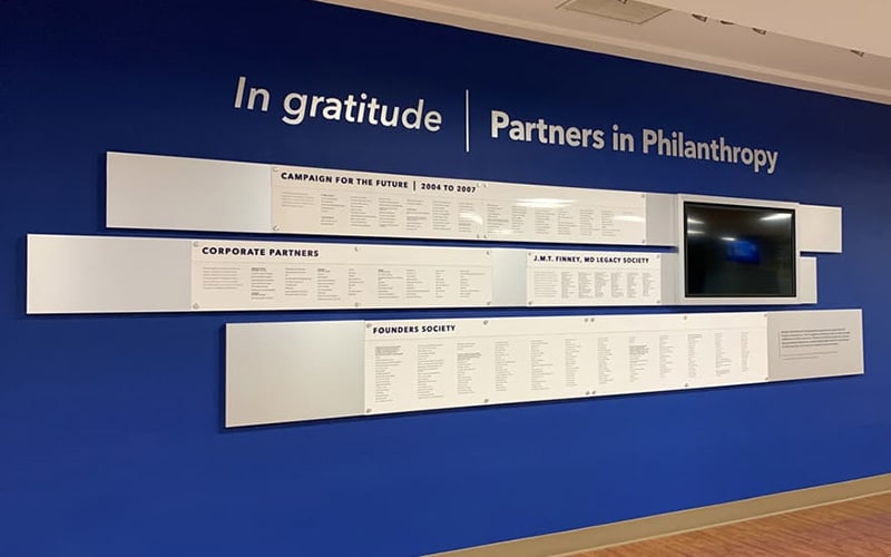 Donor Wall Design Tips