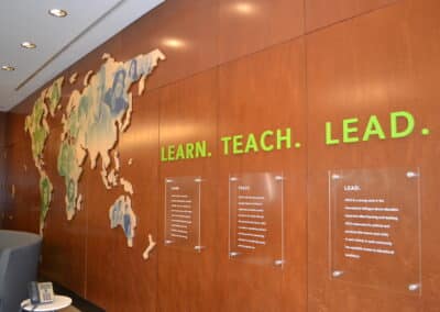 mission vision displays