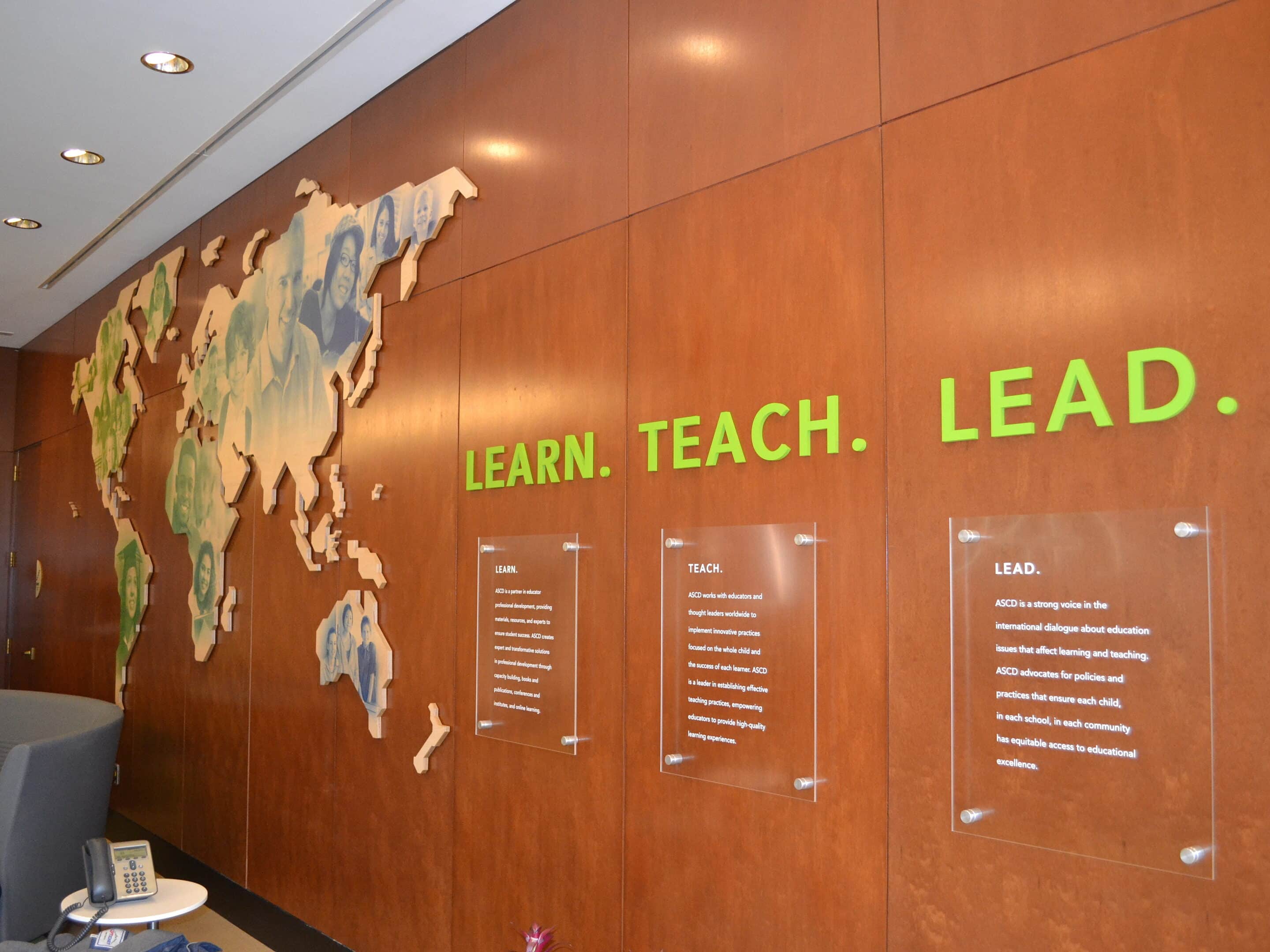 mission vision displays