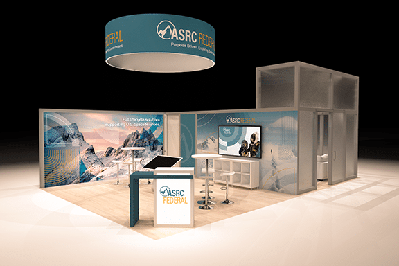 ASRC Trade Show Design mock up by Adler Display