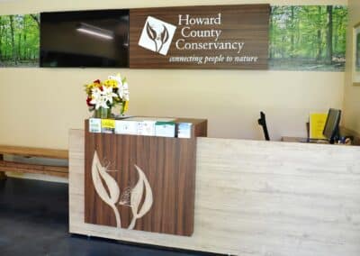 Howard County Conservancy custom branded desk display