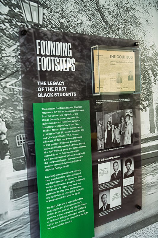 mcdaniel college bsu renovation by adler display