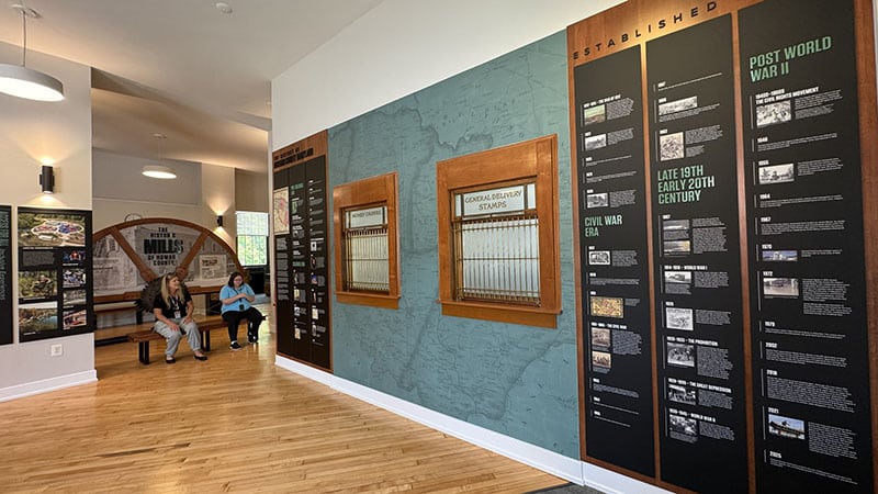 Visit HoCo timeline display