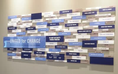 Elevating Donor Recognition: 6 Creative Ideas for Impactful Donor Walls