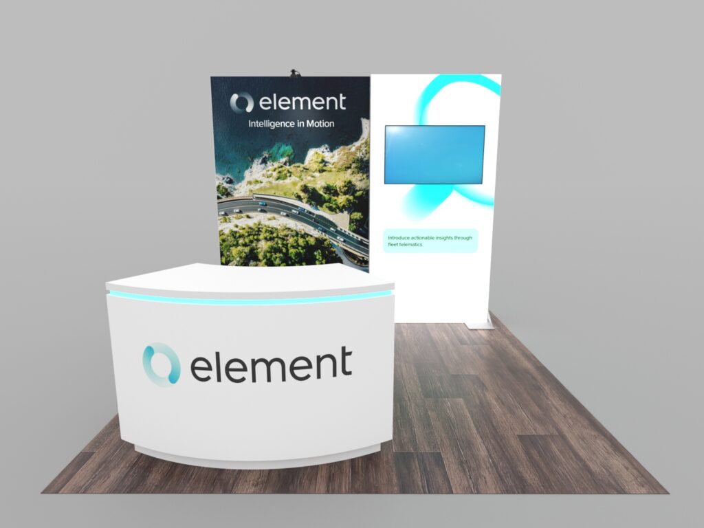 Element Fleet 10x10 trade show display