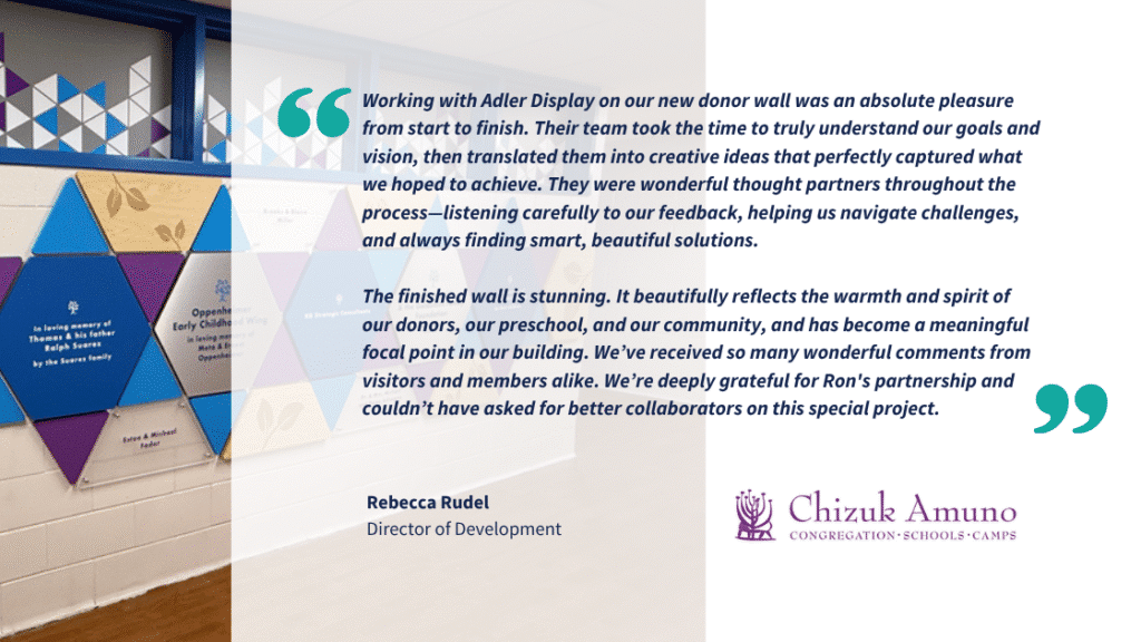 Chizuk Amuno Testimonial