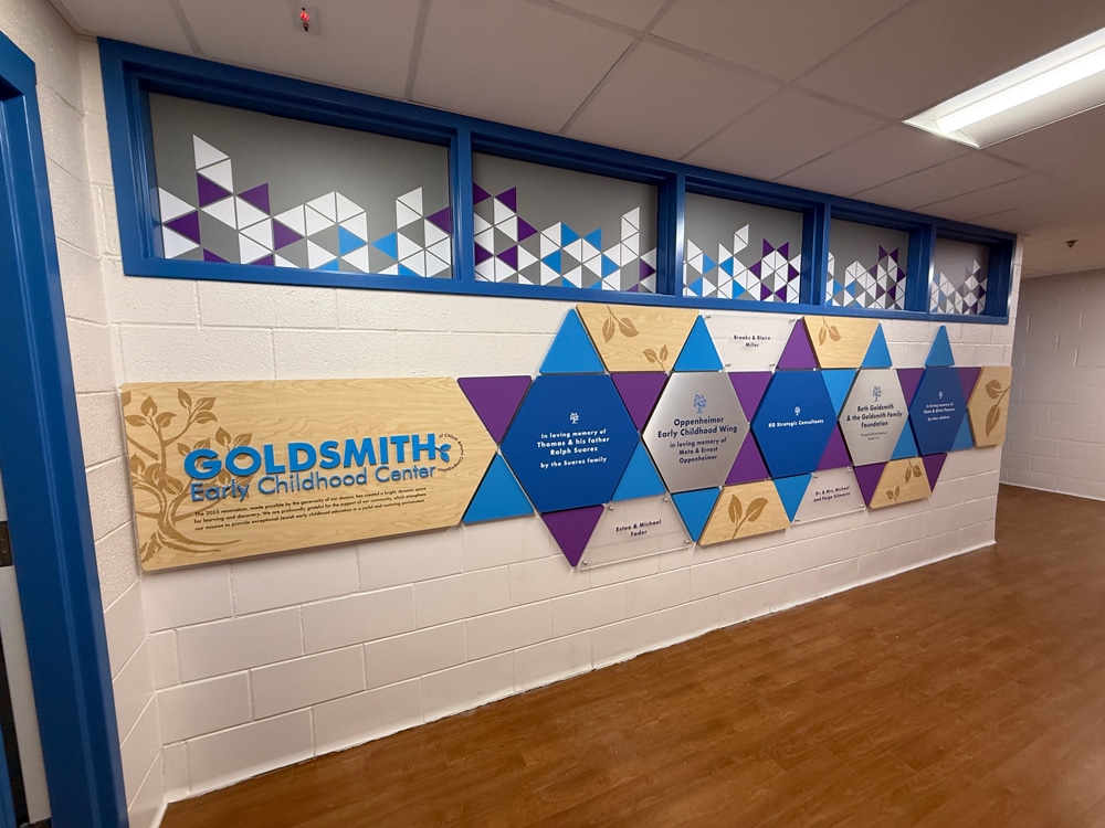 Chizuk_Amuno_Congregation Donor Display