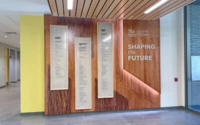 Adler Display Helps Towson University College of Health Professions Shine Light on its Donors