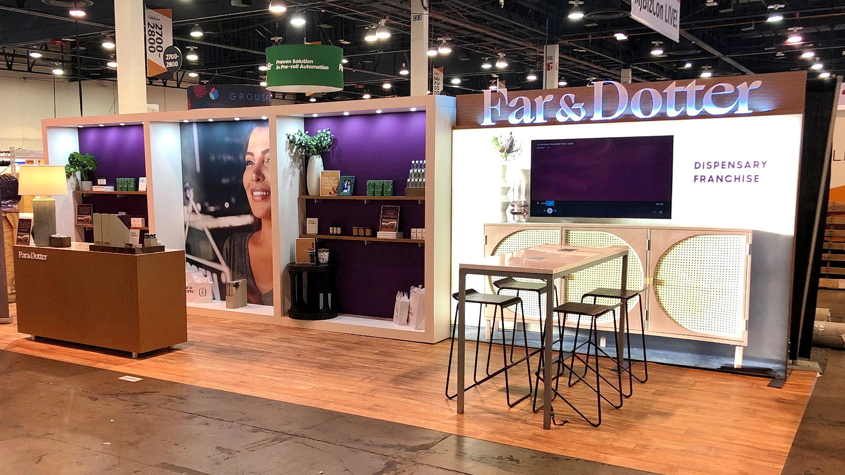 curio wellness display