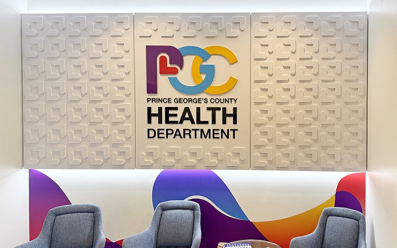 Prince George’s County Health & Human Services Building Branded Interiors