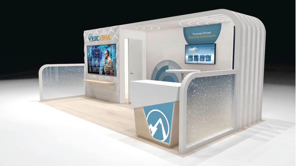 ASRC Tradeshow Exhibit 10x20 side view