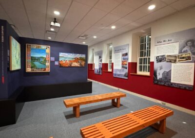 Flag House: 250th Anniversary Exhibit- Side two - seating