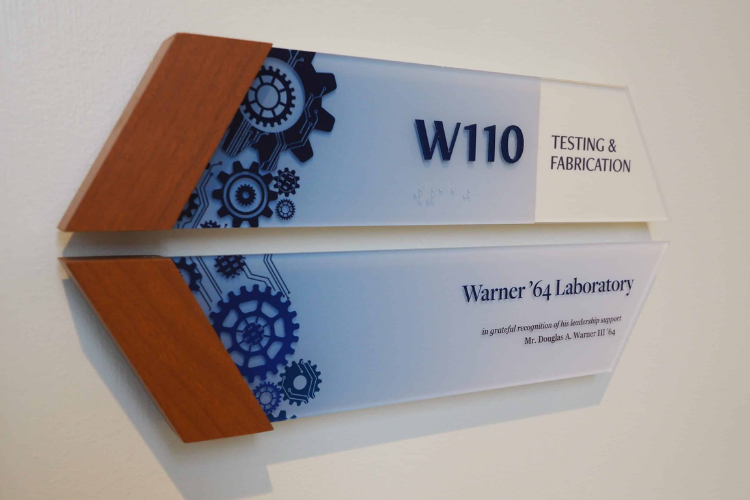interior wayfinding signage